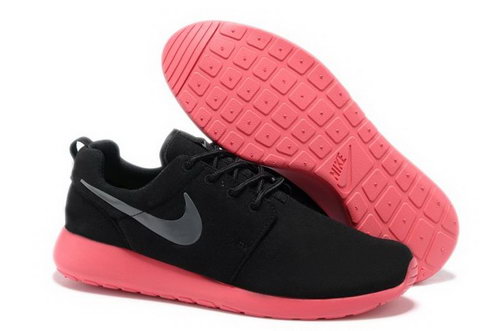 Online Shopping Nike Roshe Mens Running Shoes Wool Skin For Sale Black Rose Red Italy